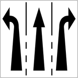 Overview of the lanes and their direction.
