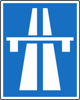 Start of a motorway.