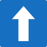 Road with one-way traffic.