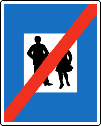 Yaya bölgesinin sonu.