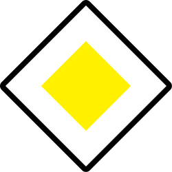 Start of a priority road.