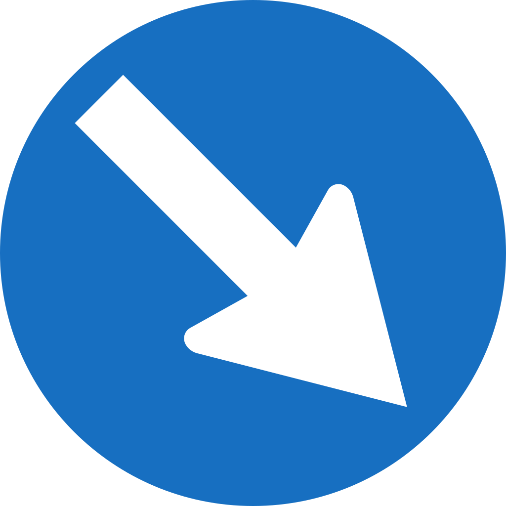 Pass obstacle on the right.