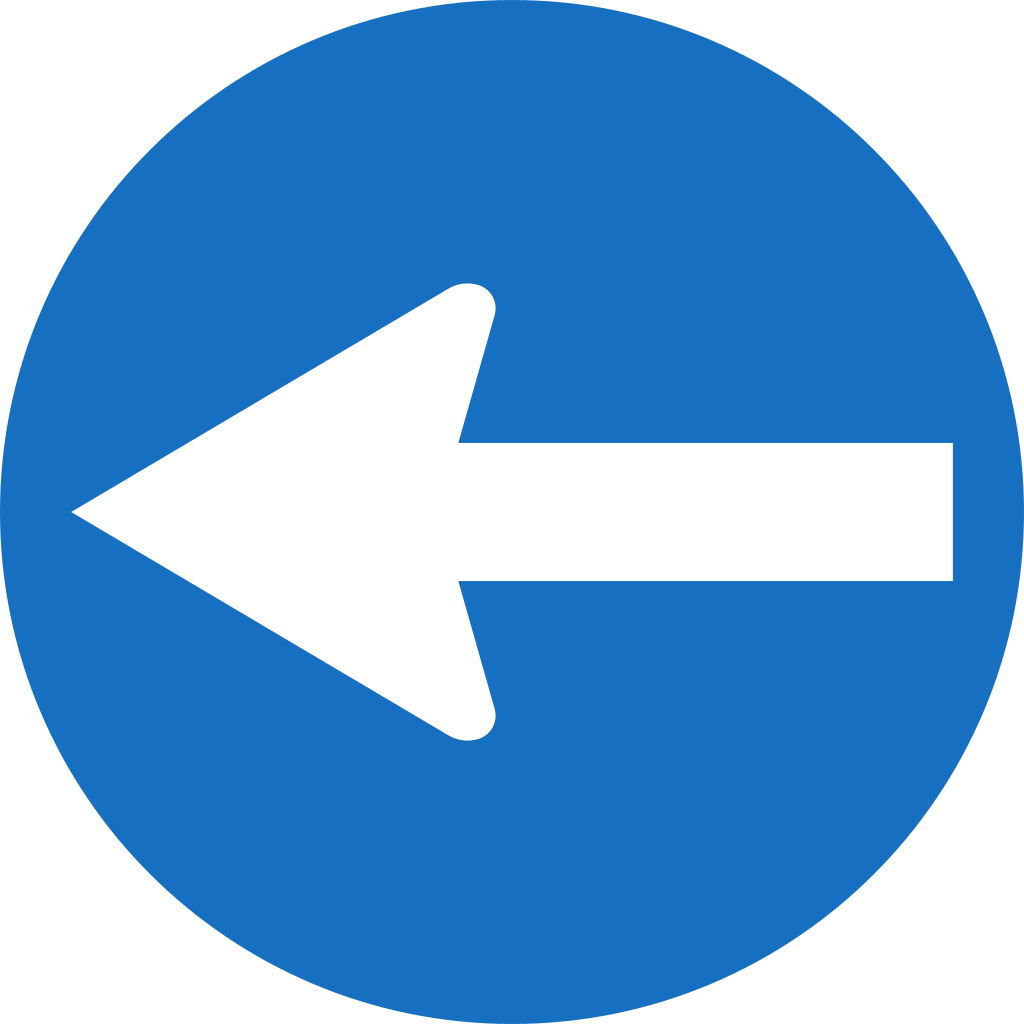 Mandatory left.