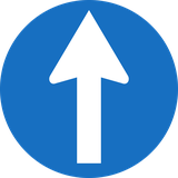 Driving straight ahead mandatory.