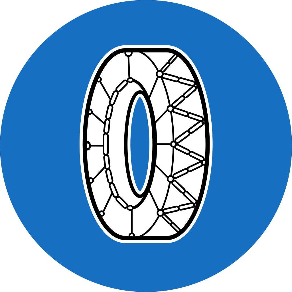 Snow chains mandatory.