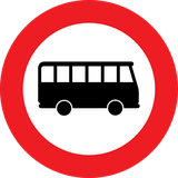 Buses prohibited.
