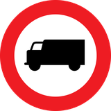 Trucks prohibited.