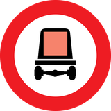 Vehicles carrying dangerous goods prohibited.