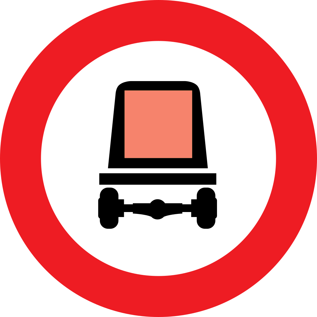Vehicles carrying dangerous goods prohibited.