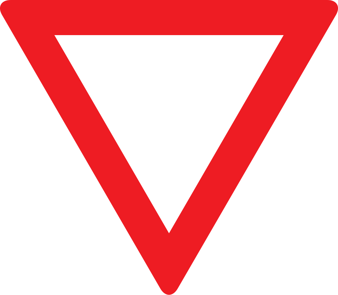 Give way.