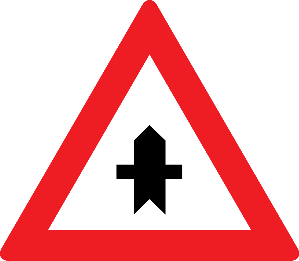 Priority at the junction.