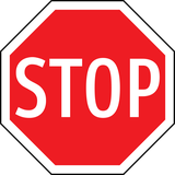 Stop and give way.