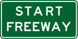 Start of a motorway.