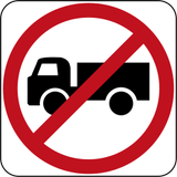 Trucks prohibited.