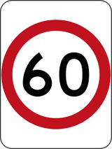 Start of a speed limit.