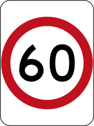 Start of a speed limit.