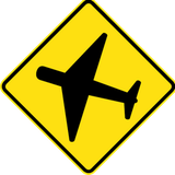 Warning for low-flying aircraft.