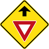 Give way ahead.