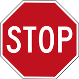 Stop and give way.