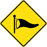 Warning for strong crosswinds.