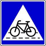 Passagem para ciclistas.
