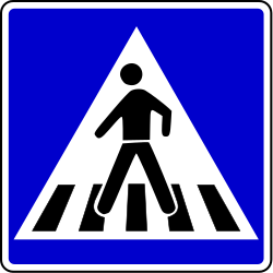 Fußgängerüberweg.