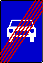 Ende der Kraftfahrstraße.