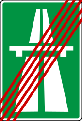 Ende der Autobahn.