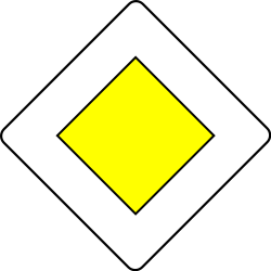 Start of a priority road.