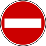 Entrada proibida.