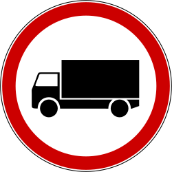Trucks prohibited.