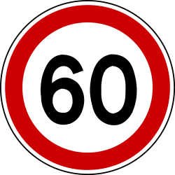 Start of a speed limit.