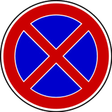 Proibido parar e estacionar.