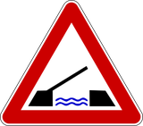 Aviso de ponte móvel.
