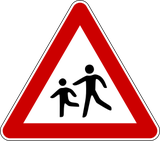Aviso de crianças.
