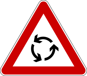 Aviso de rotunda.