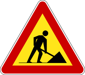 Aviso de obras.