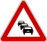 Aviso de congestionamento.