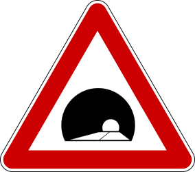 Aviso de túnel.
