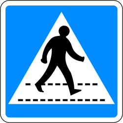 Fußgängerüberweg.
