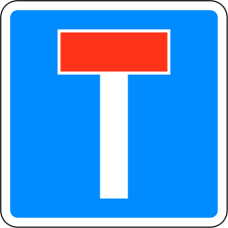 Sackgasse.