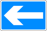 Tek yönlü yol.