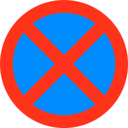 Halten und Parken verboten.