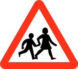 Çocuk uyarısı.