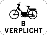 B sınıfı mopedler için zorunludur.