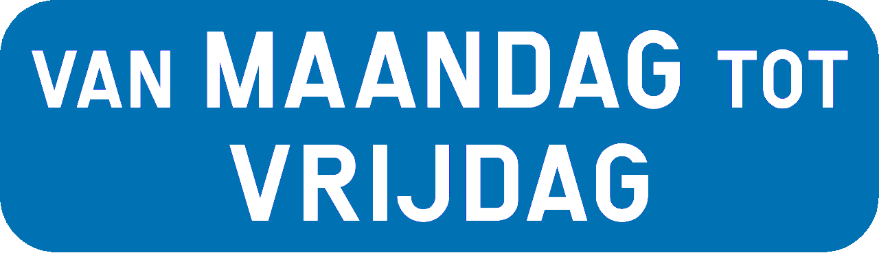 An den angegebenen Tagen.