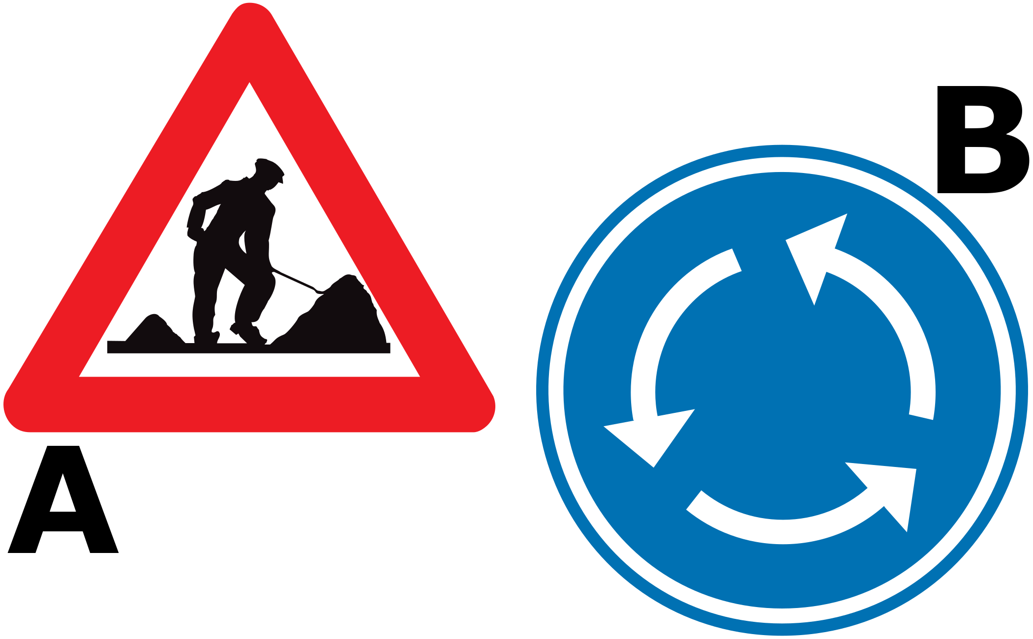 Which traffic sign is a mandatory sign?
