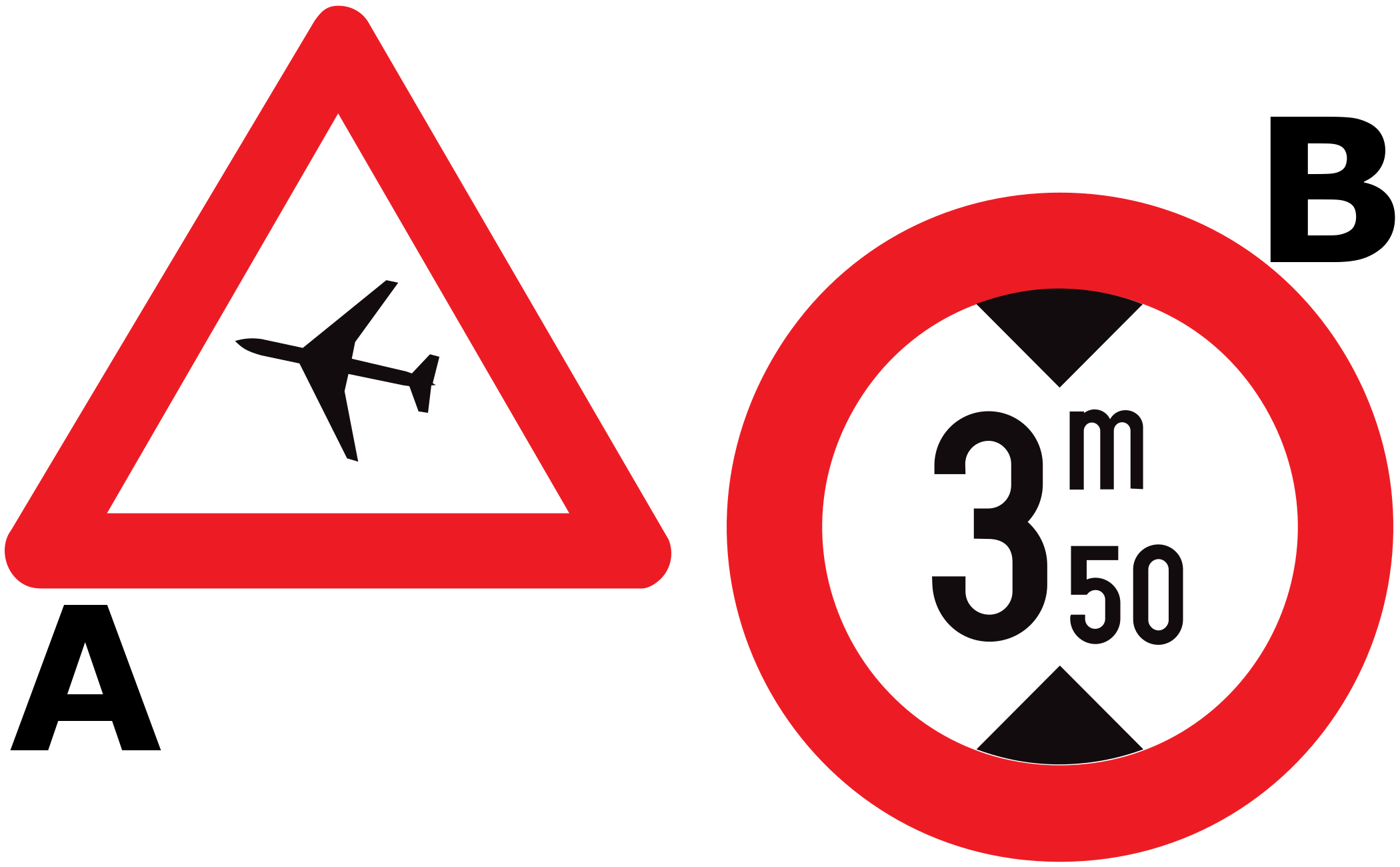 Welches Verkehrszeichen ist ein Warnzeichen?