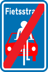 Bisiklet bölgesinin sonu.