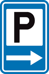Kapalı otoparkın yönü.